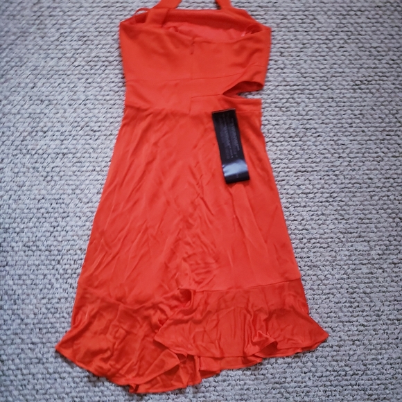BCBG Asymmetrical Strap Side Cutout Dress - Picture 10 of 10